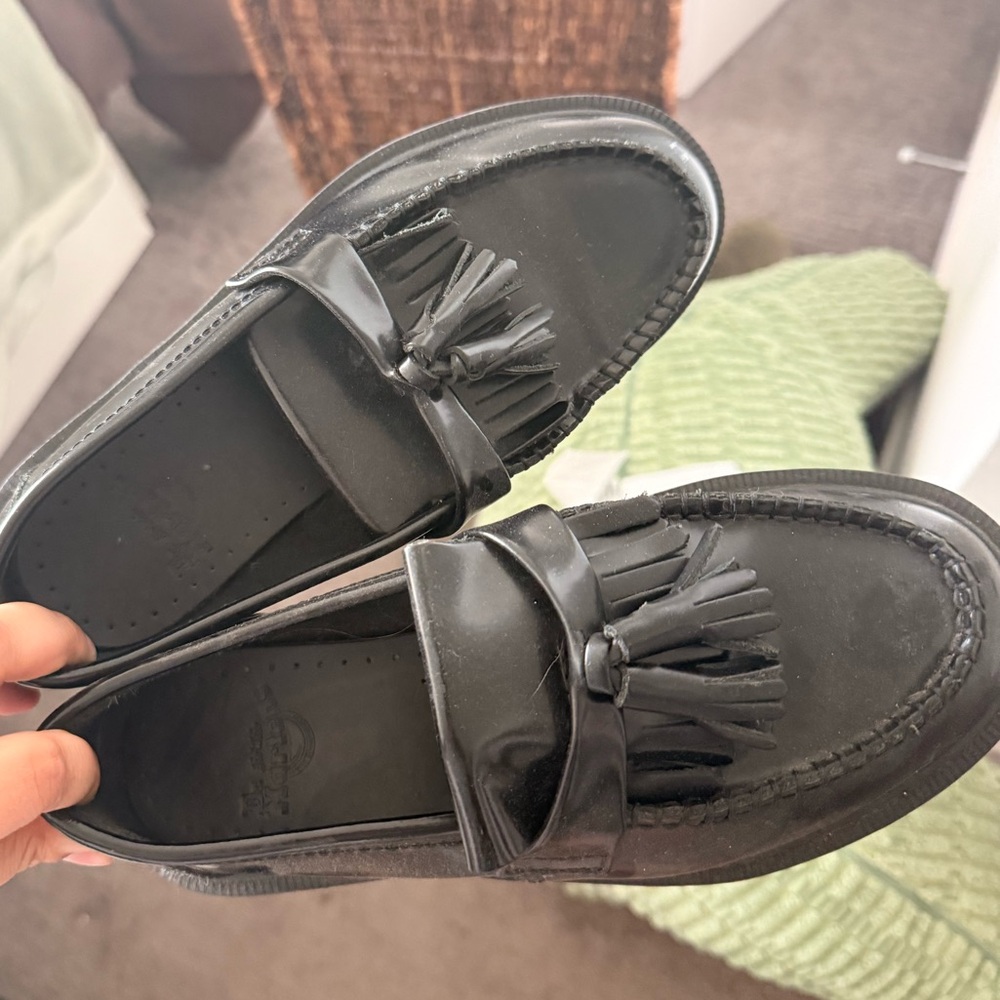 Dr. Martens Black Tassel Loafers
